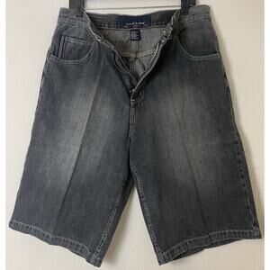 Vintage Phat Farm Jean Shorts Mens 34 Baggy Hip Hop Skate Grunge Streetwear Y2K